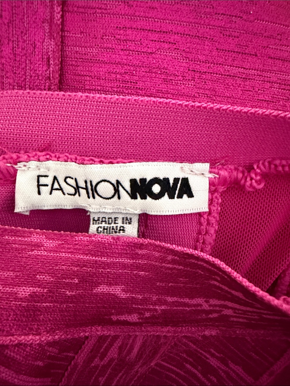 NWT Fashion Nova Marlen metallic dress pink - Picture 8 of 8